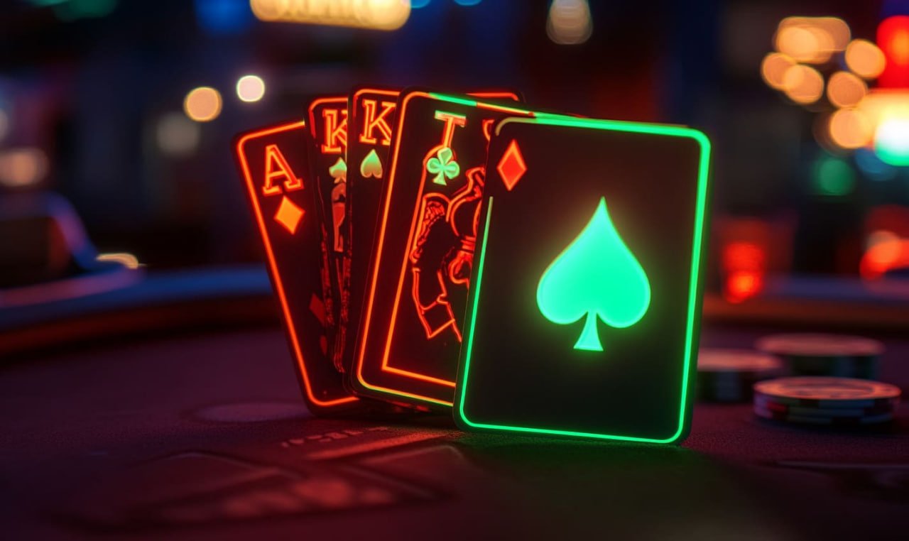 Studio live dealer Three Card Poker dengan kamera HD dan dealer profesional di asiktoto